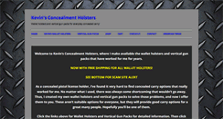 Desktop Screenshot of kevinsconcealment.com