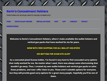 Tablet Screenshot of kevinsconcealment.com
